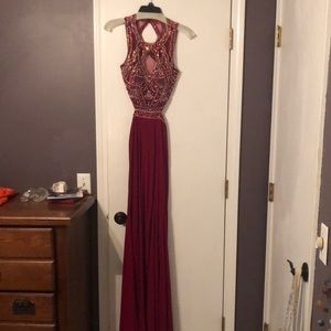 Camille la vie red formal dress